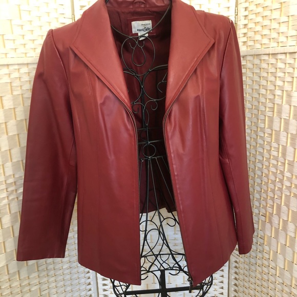 East 5th Jackets & Blazers - ✅ 100% GENIUM EAST 5th leather long sleeve full length zipper up leather jacket